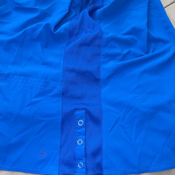 COPY - Blue Med Couture Scrubs - Picture 3 of 8
